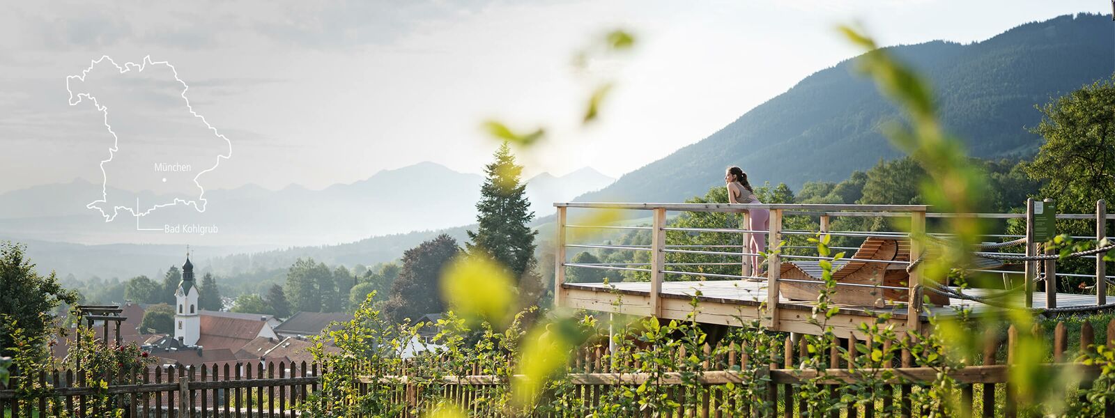 Entdecken Sie unser grünes Hideaway im Herzen der Ammergauer Alpen. Biohotel moor & mehr in Bad Kohlgrub. 100% bio zertifziert.